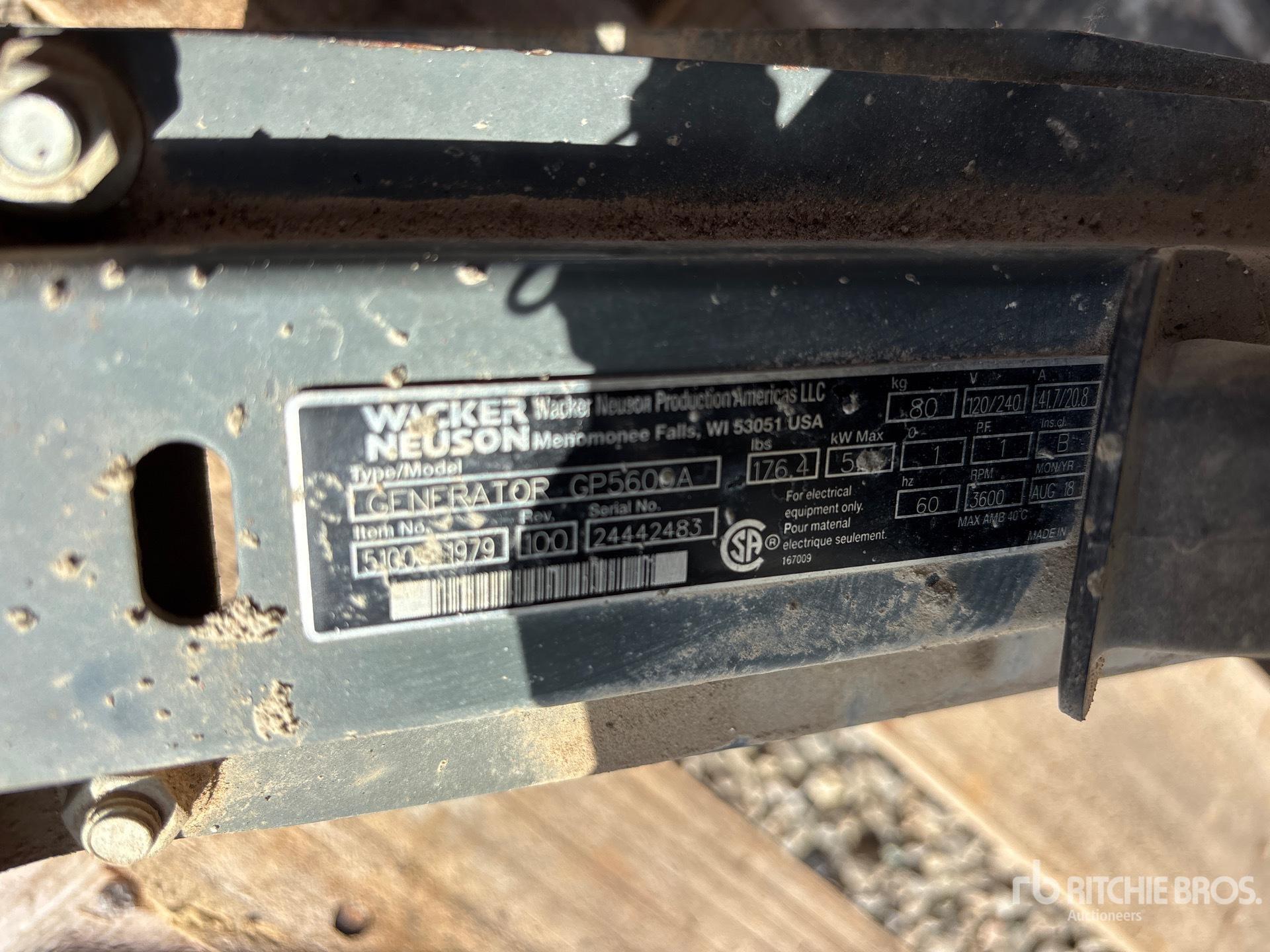 2018 Wacker Neuson GP5600A