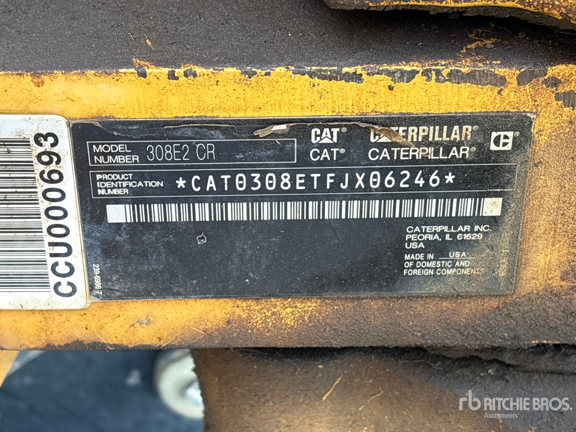 2016 Caterpillar 308E2 CR