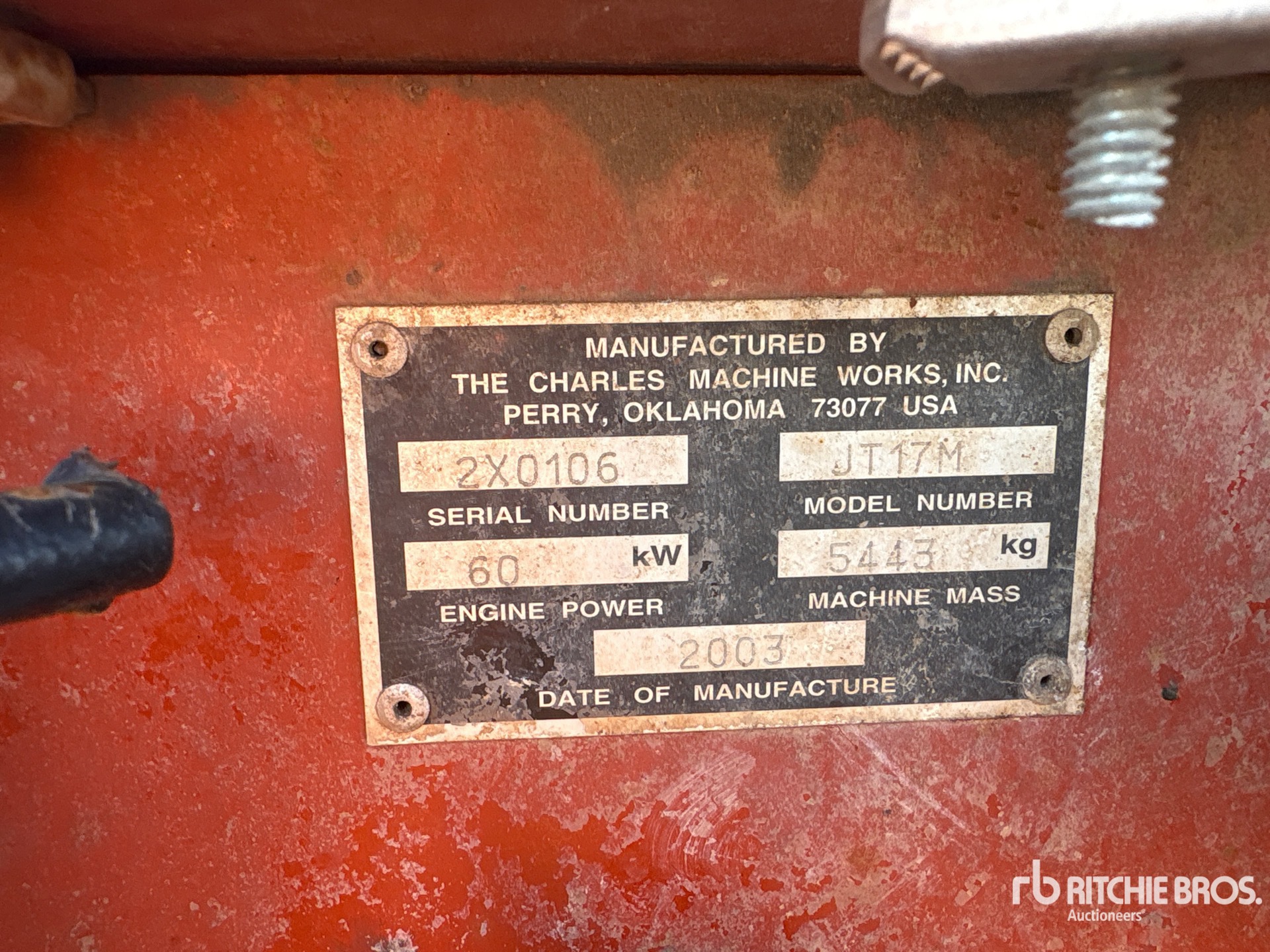 2003 Ditch Witch JT17M