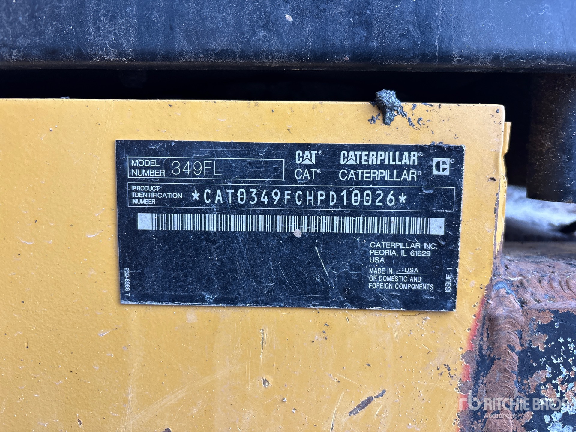 2017 Caterpillar 349FL