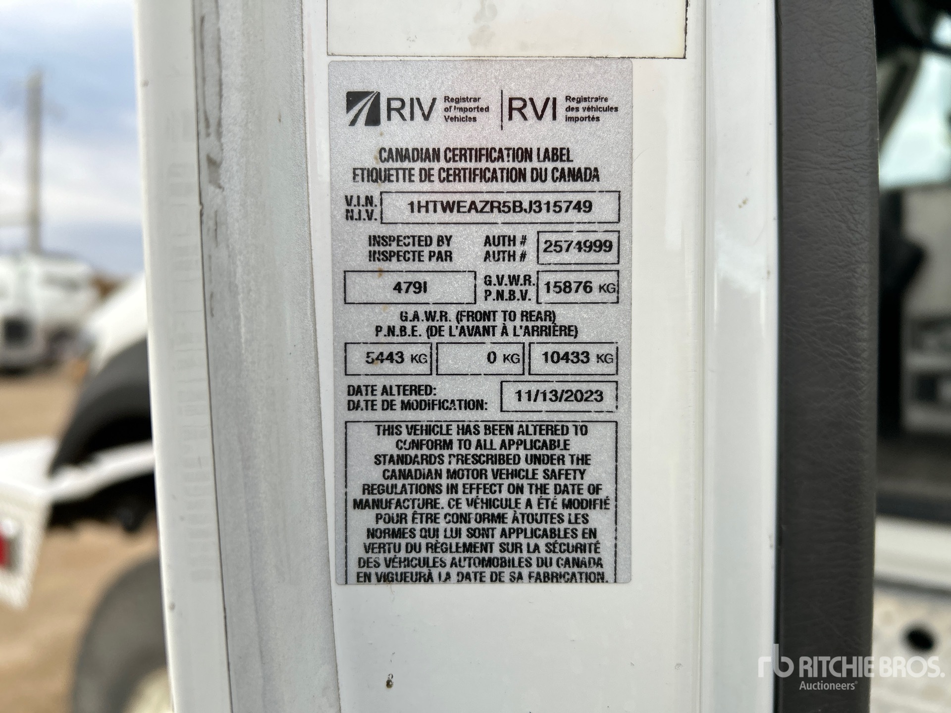 2011 International 7400