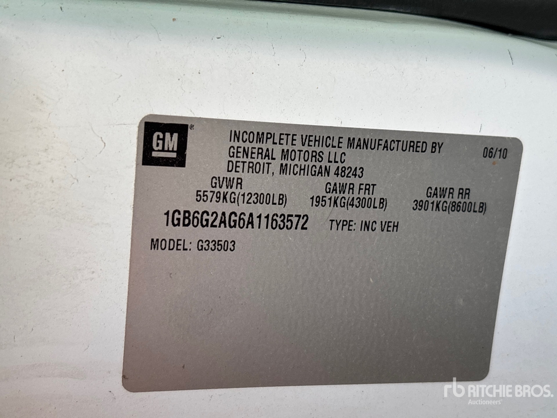 2010 Chevrolet EXPRESS G3500