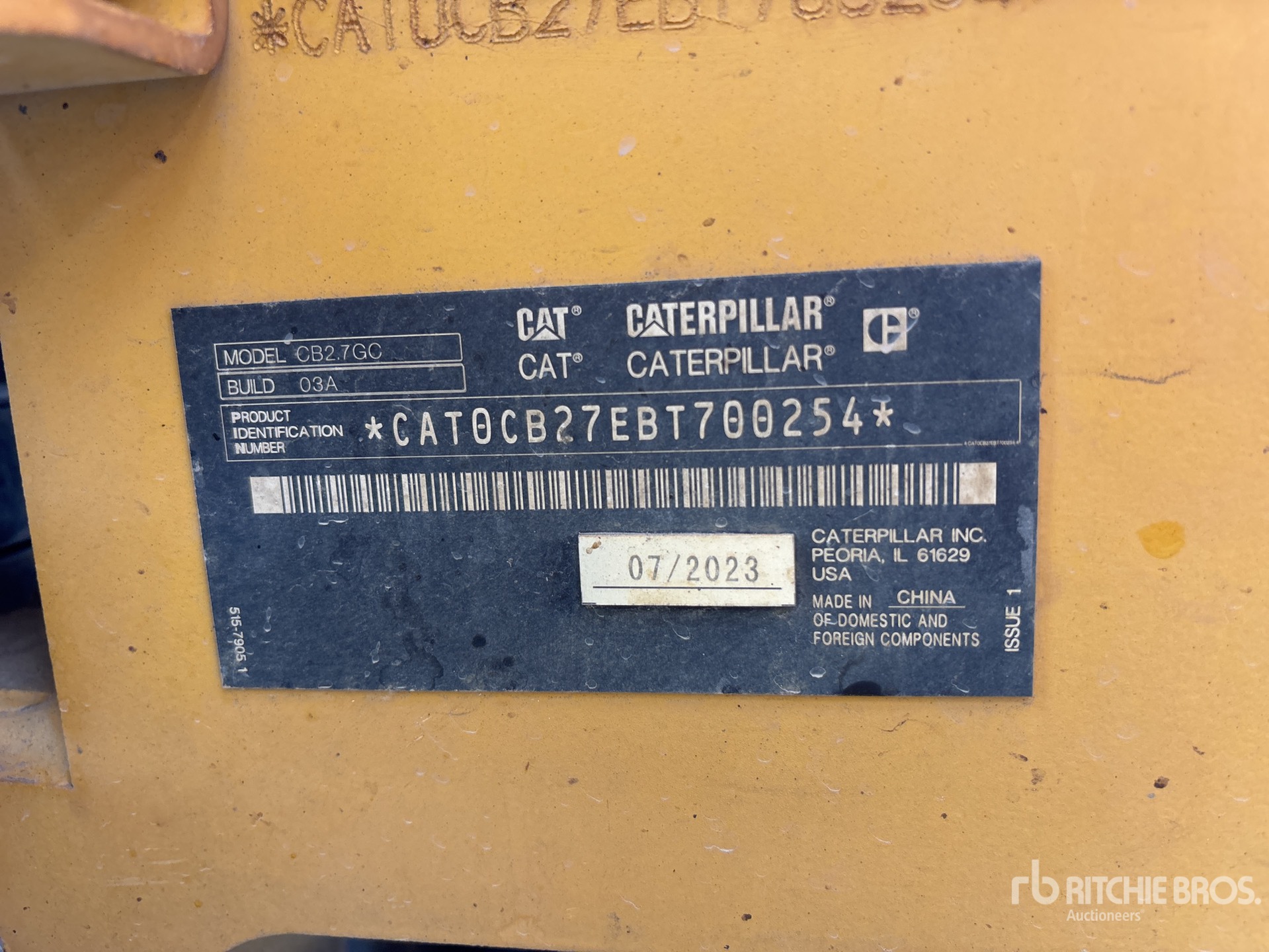 2023 Caterpillar CB2.7GC