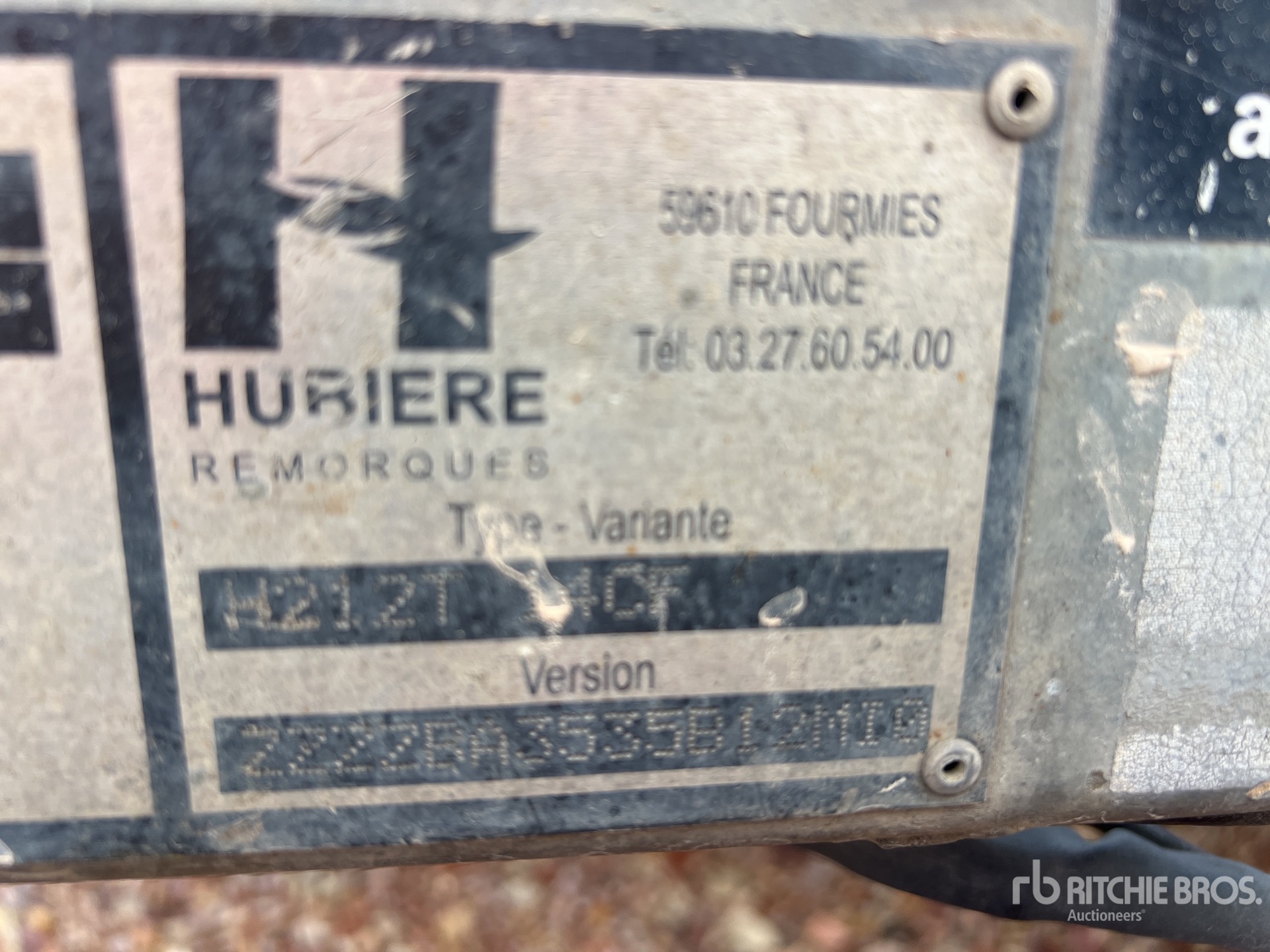 2014 Hubiere T/A Remorque