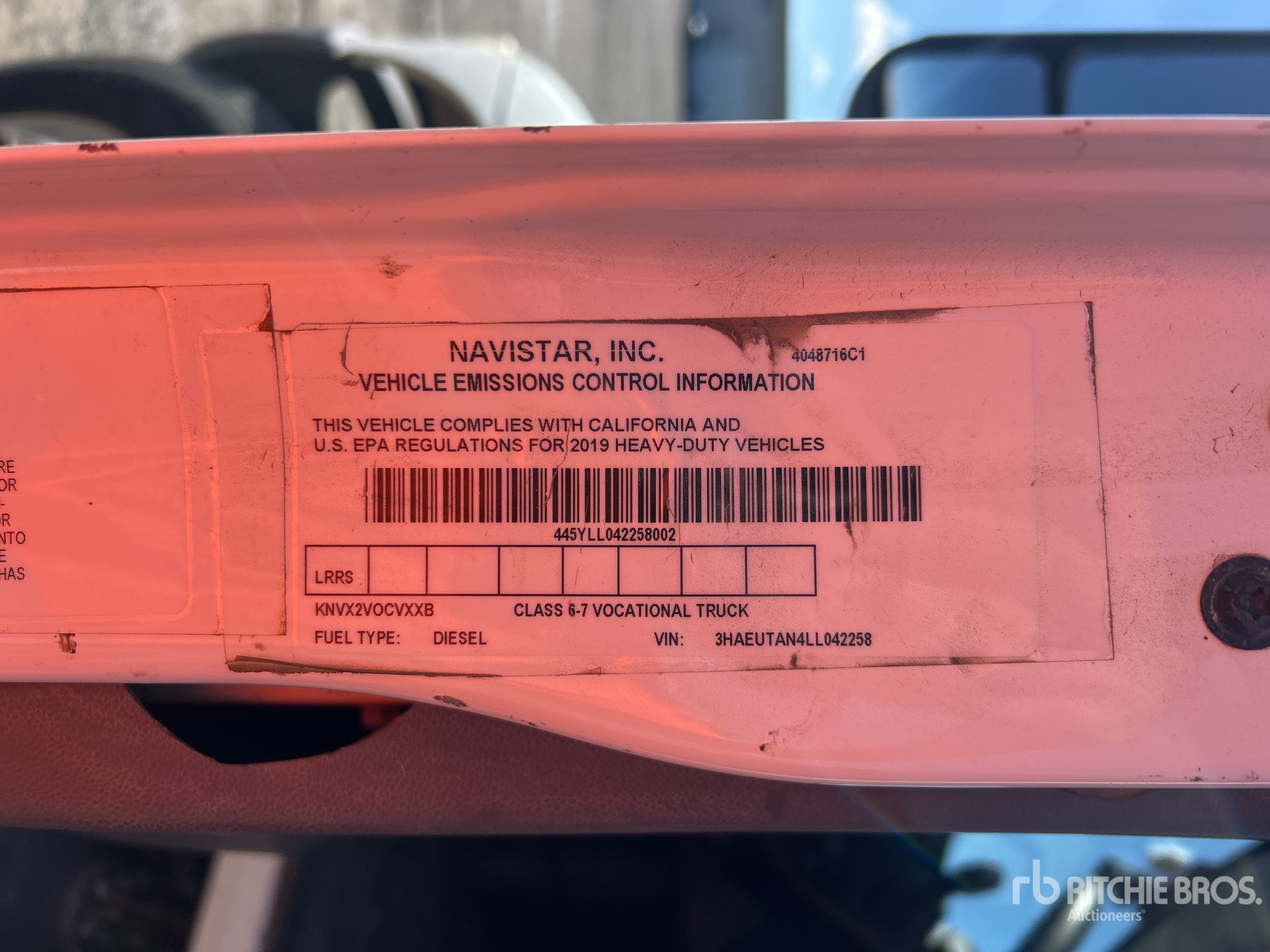 2020 International MV607