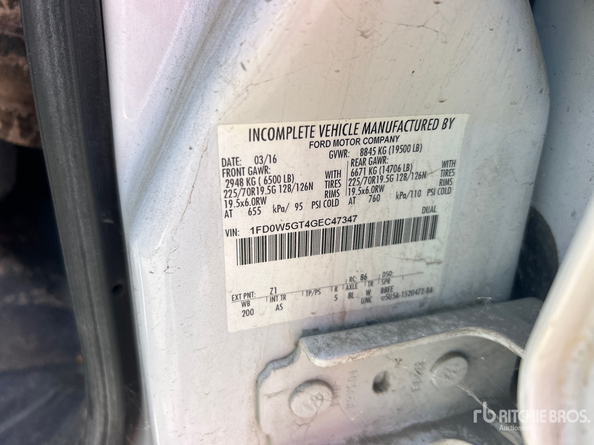 2016 Ford F-550