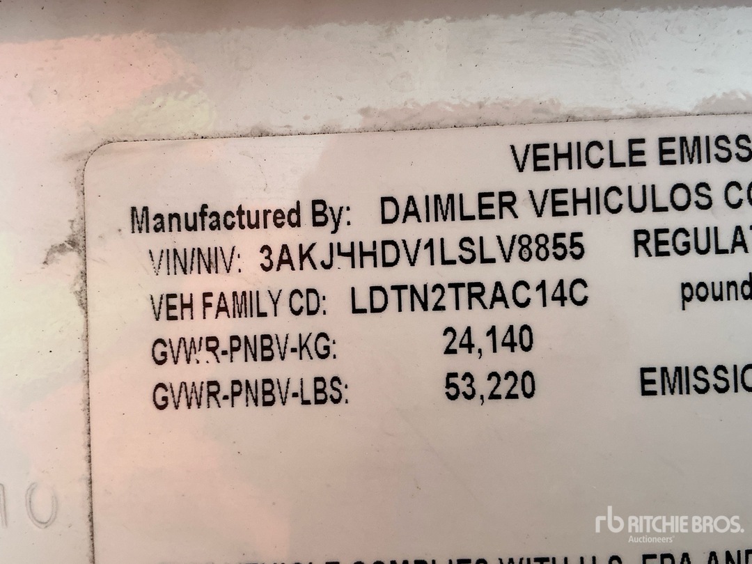 2020 Freightliner CASCADIA 126