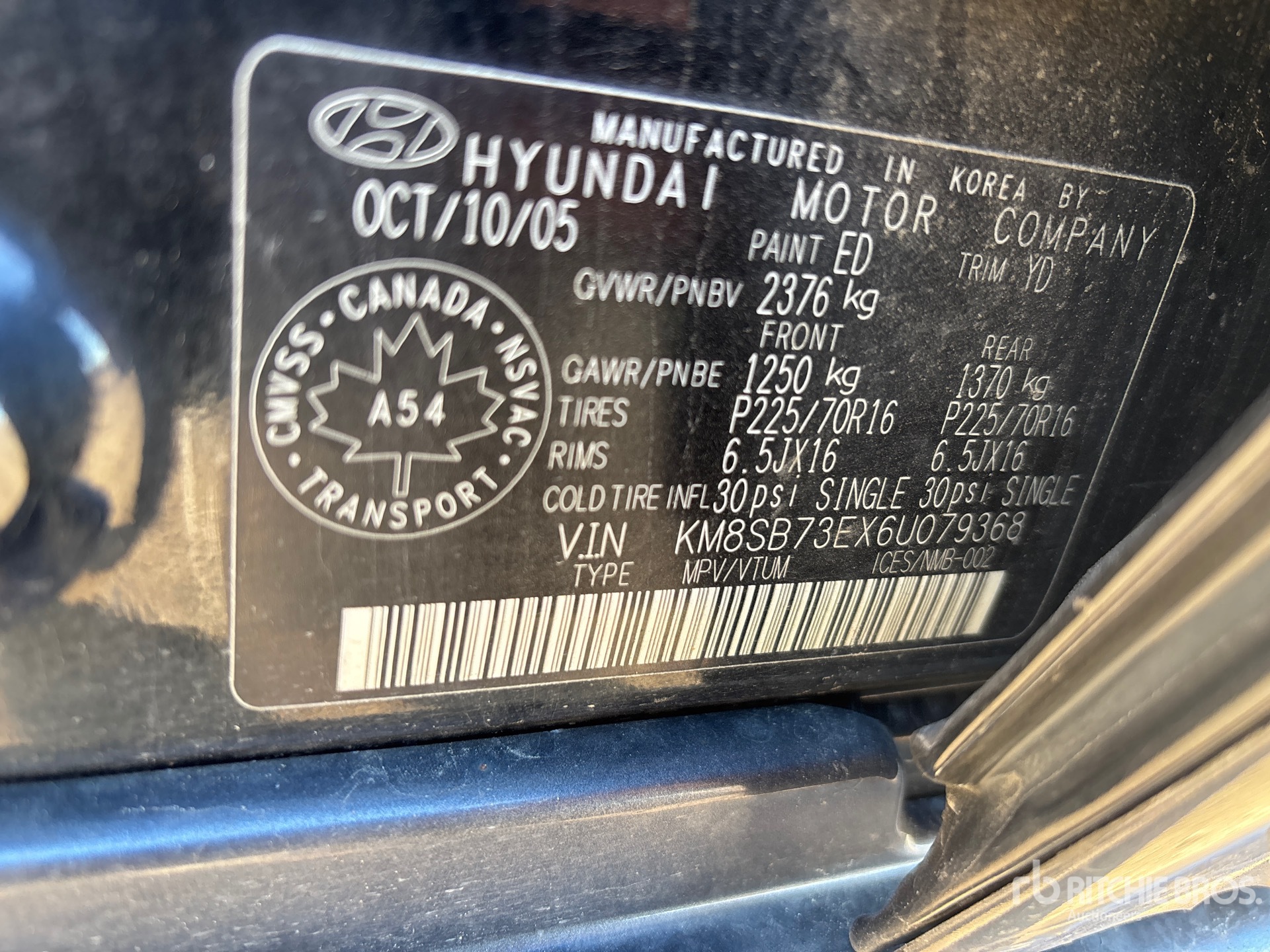 2006 Hyundai SANTA FE