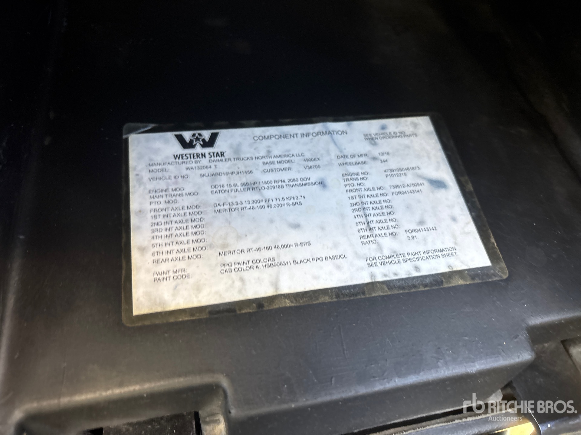 2017 Western Star 4900