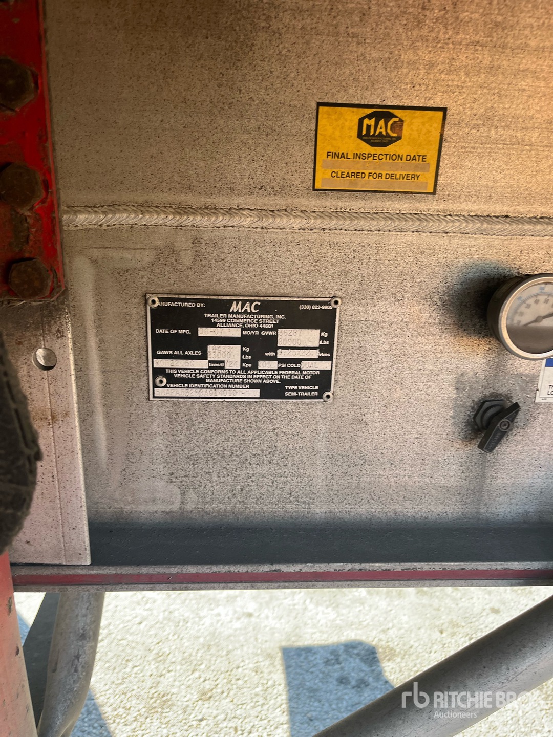 2008 Mac 53 ft T/A
