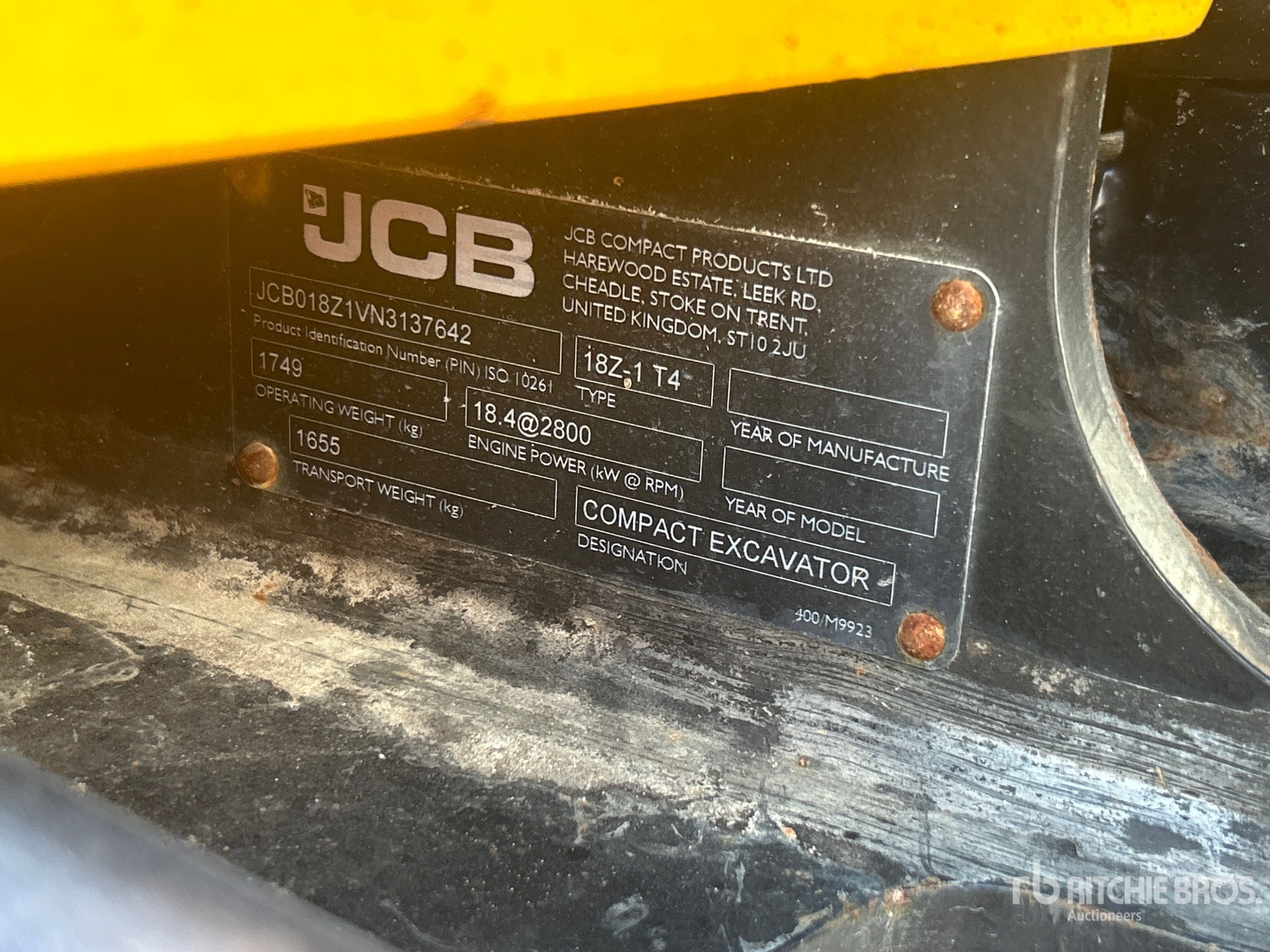 Photo of 2023 JCB 18Z-1