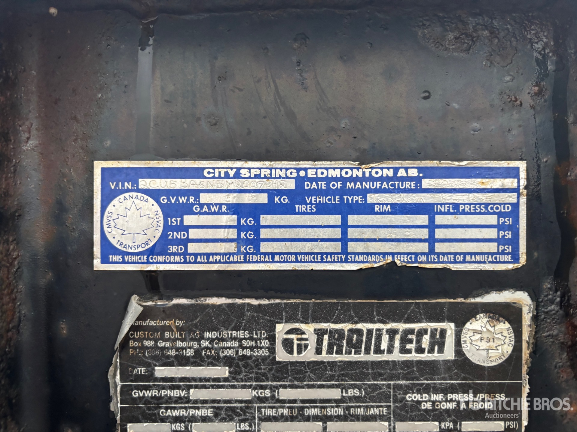 2000 Trailtech 30 FT T/A GOOSENECK