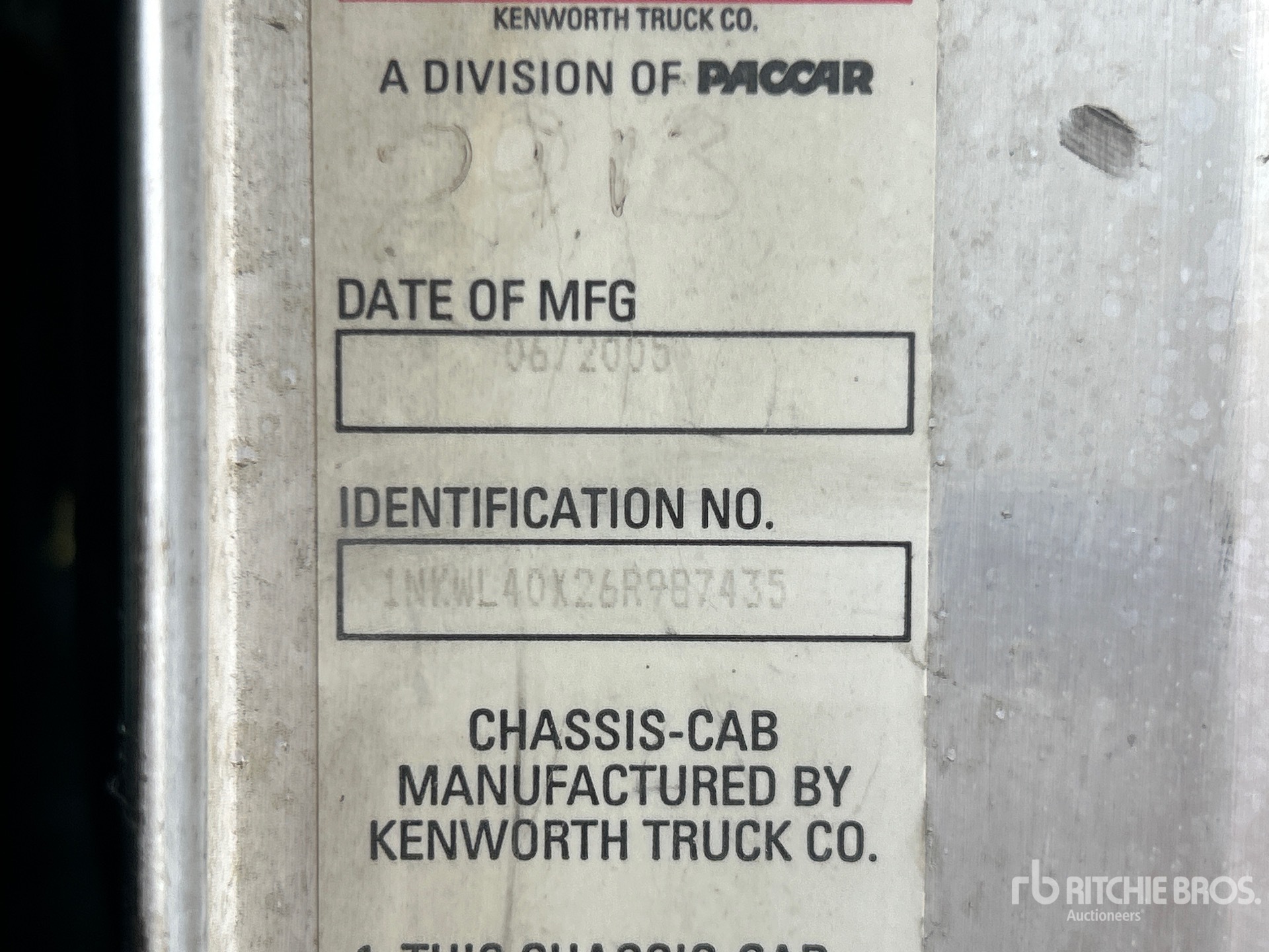 2006 Kenworth W900B