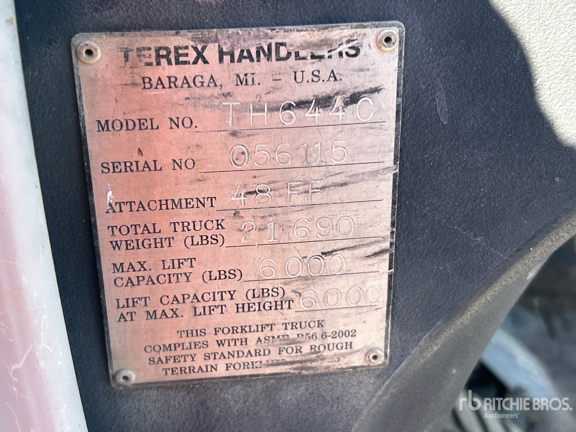 2005 Terex TH644C