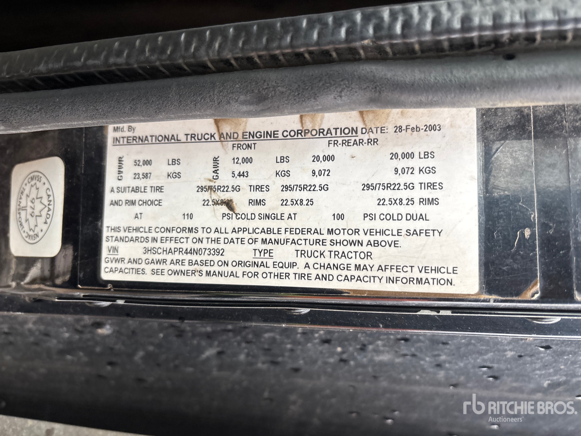 2004 International 9900