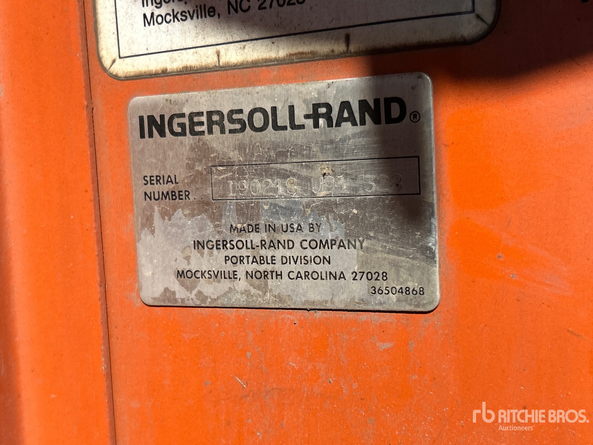 1991 Ingersoll Rand 185