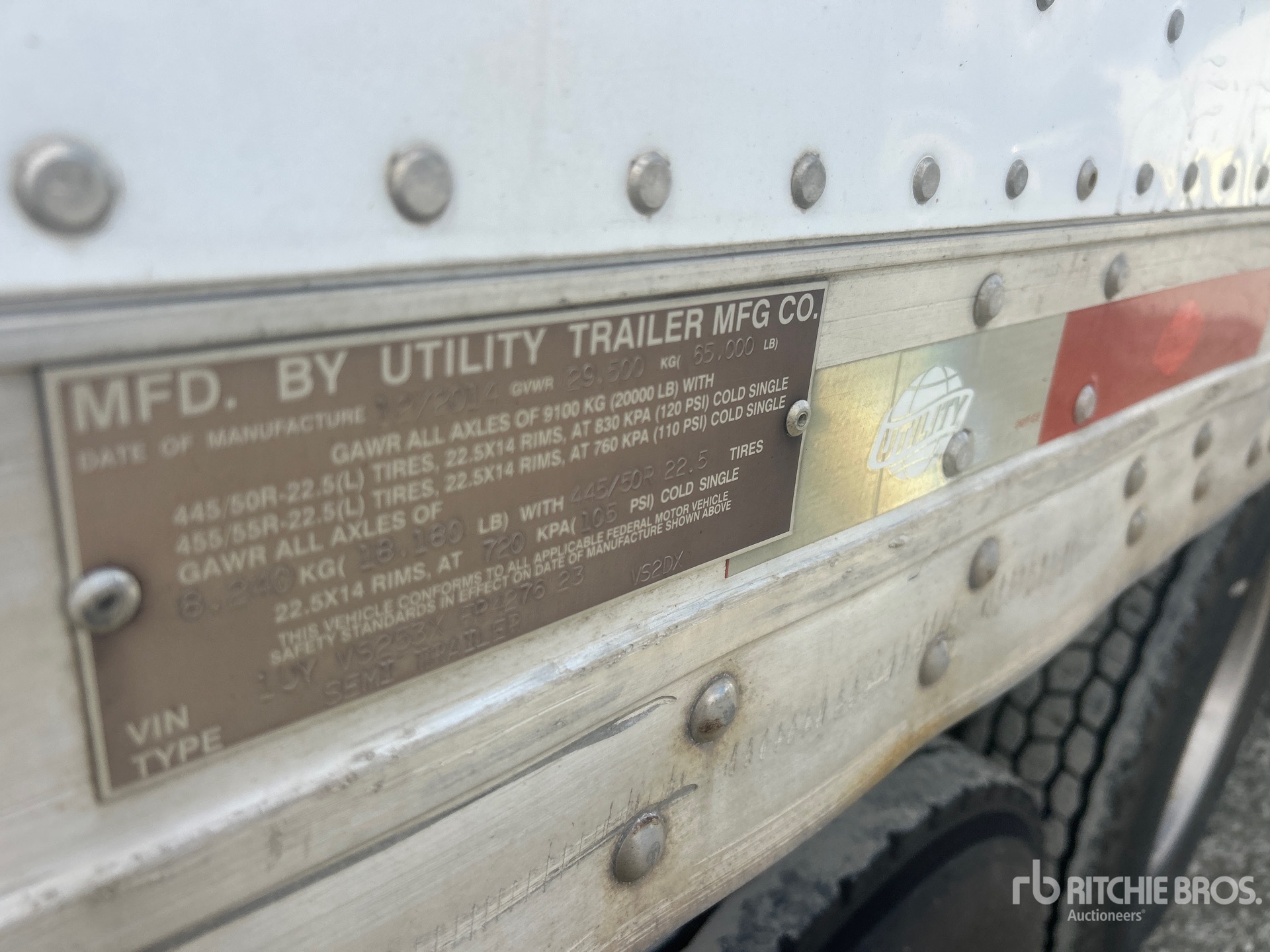 2015 Utility VS2DX