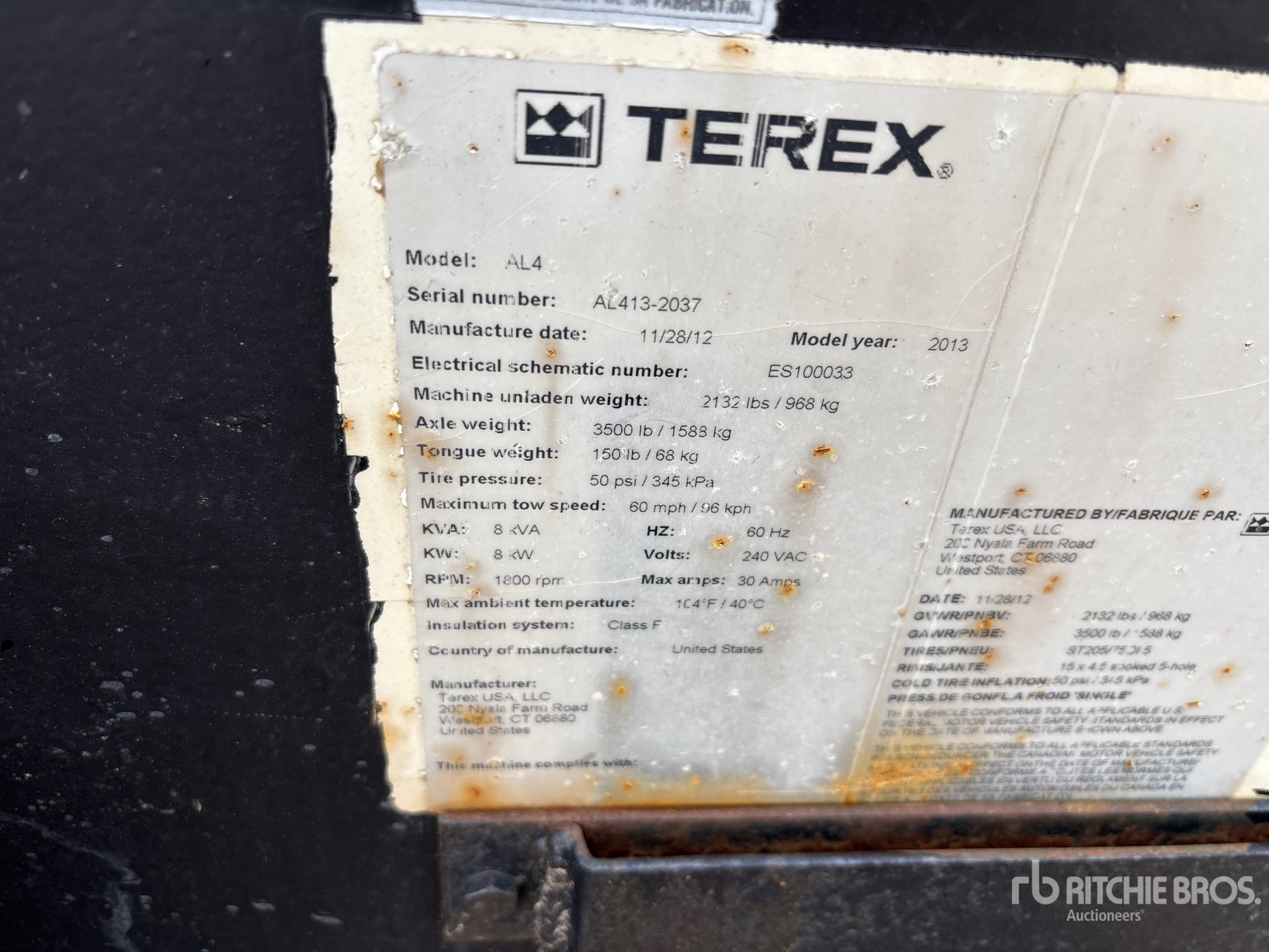 2013 Terex AL4