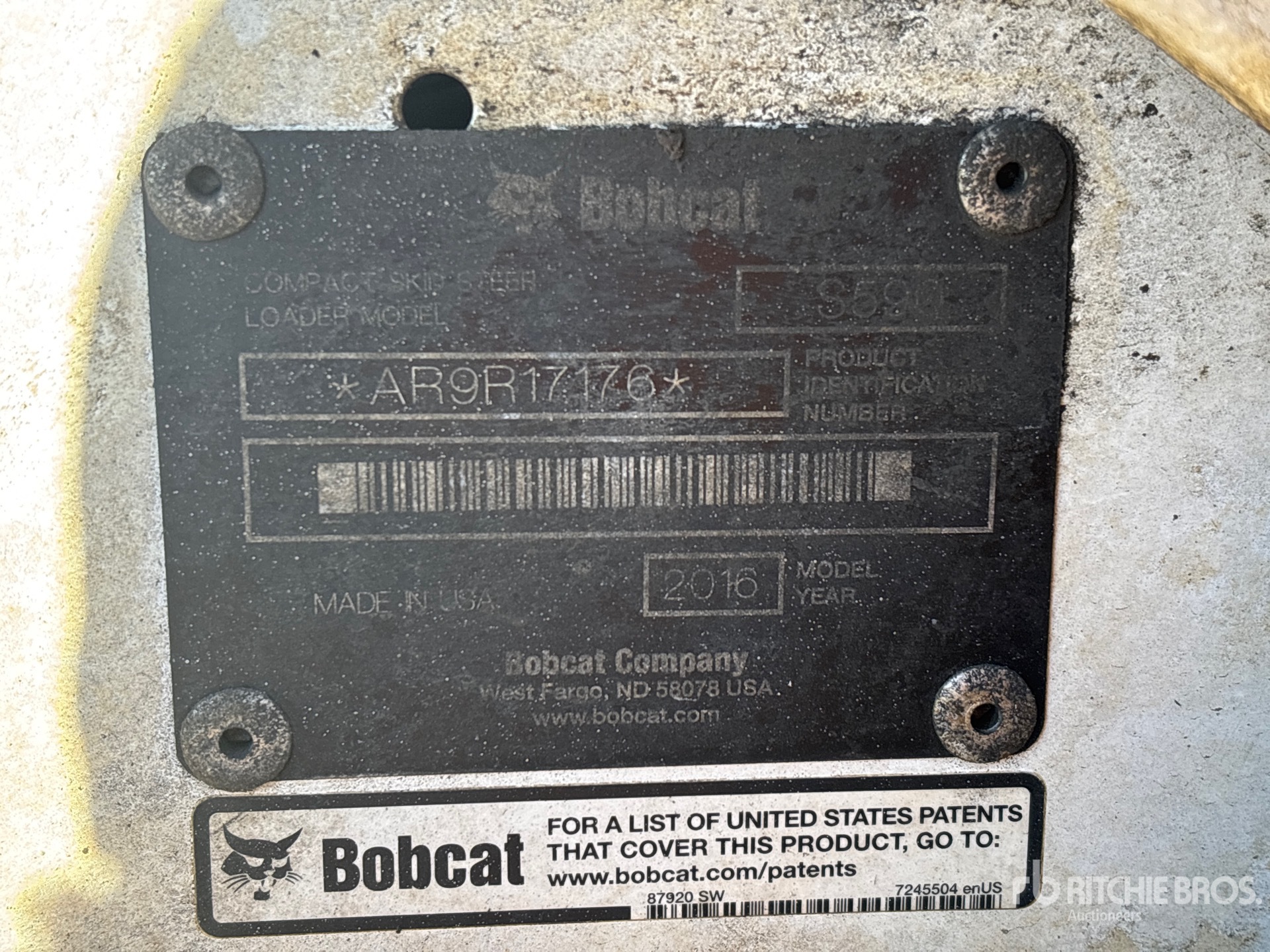 2016 Bobcat S590