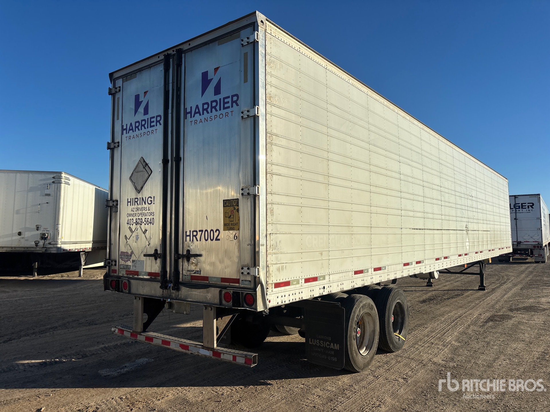 2013 Wabash 53 ft x 102 in T/A