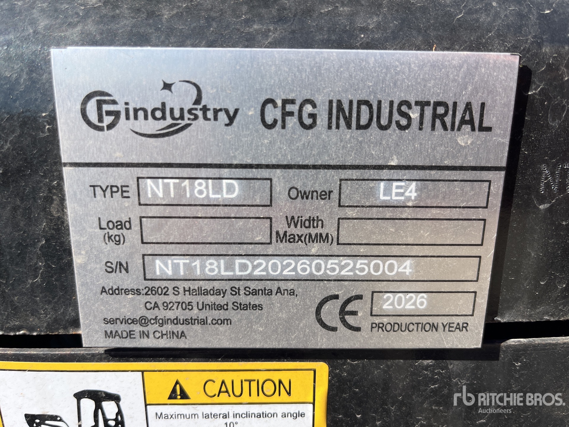 2026 CFG NT18LD
