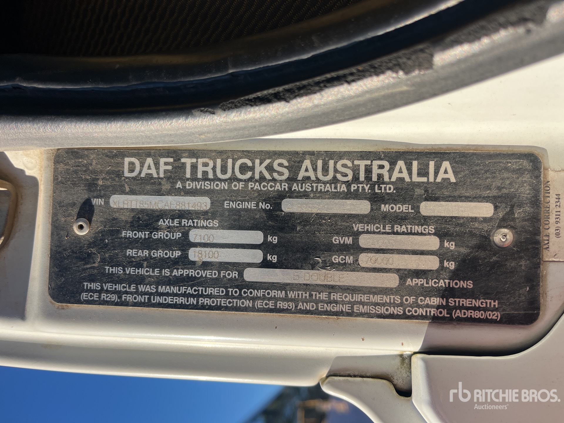 2010 Daf CF7585