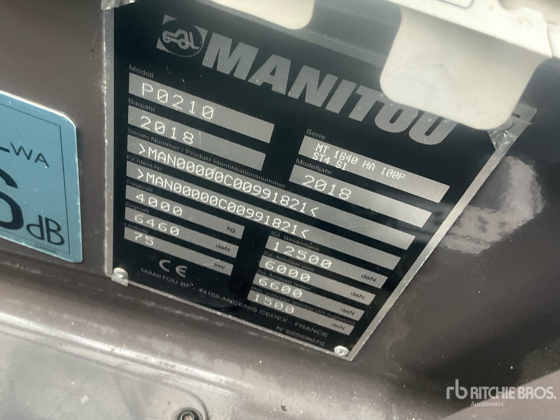 2018 Manitou MT1840HA COMFOR