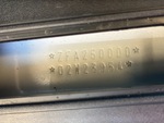 General Appearance with Frame Stamp Serial Number/VIN Photo