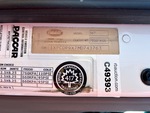 General Appearance with Motor Vehicle Safety Standards Label