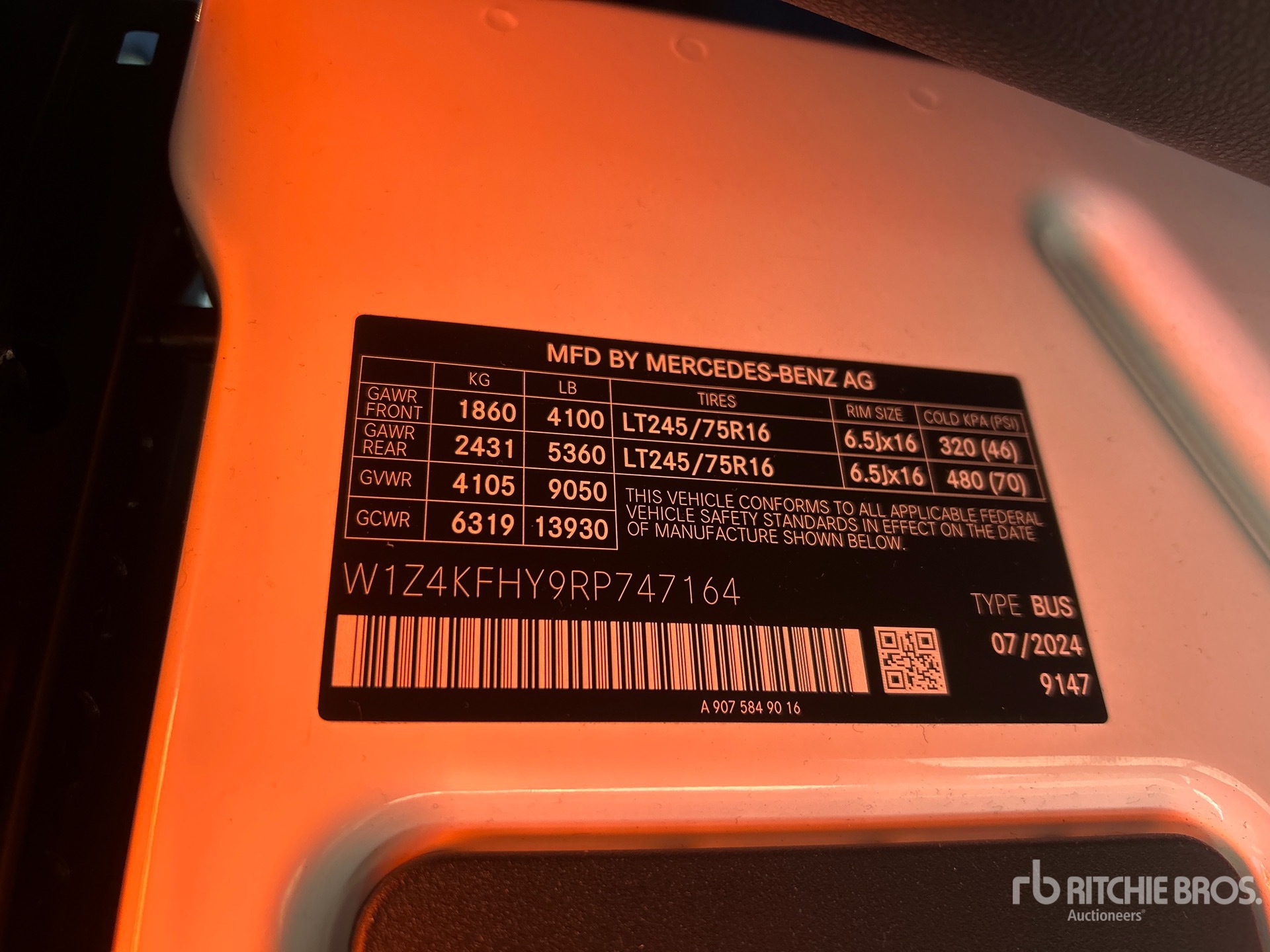 Photo of 2024 Mercedes-Benz SPRINTER 2500