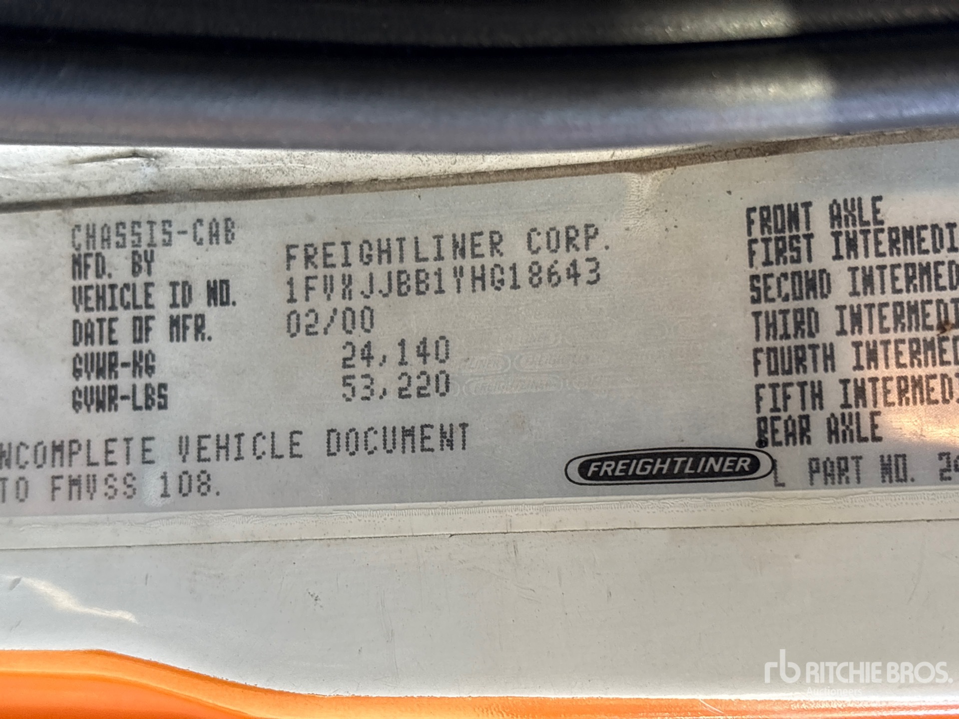 2000 Freightliner FL 80