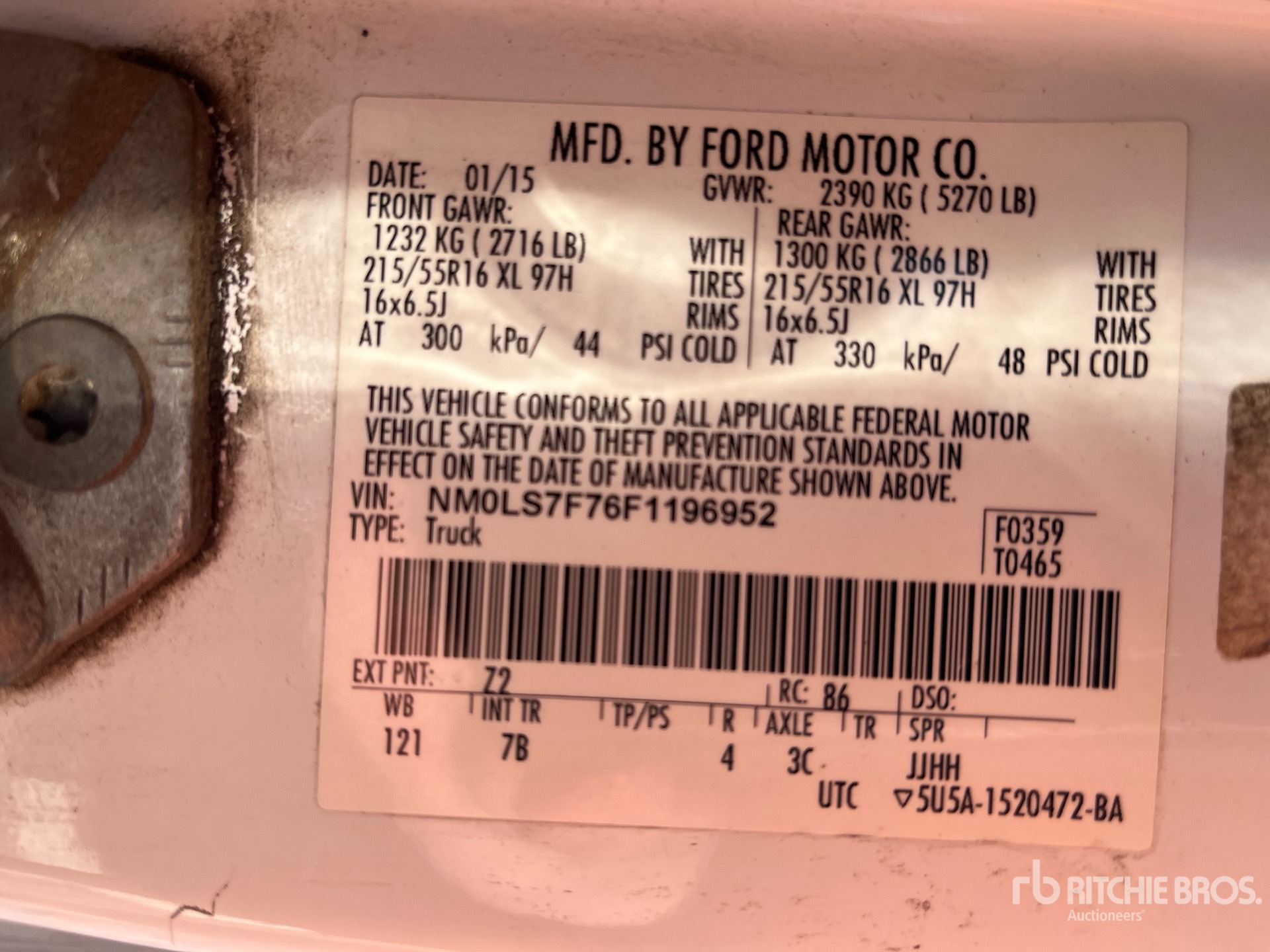 2015 Ford TRANSIT CONNECT