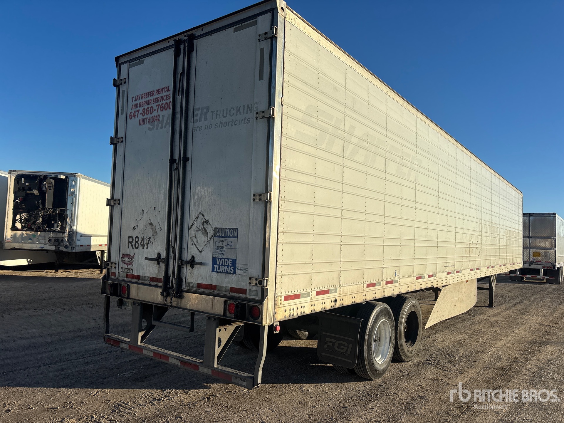 2017 Wabash 53 ft x 102 in T/A