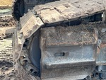 Undercarriage with Left Track Tensioner