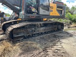 Undercarriage with Left Roller Frame