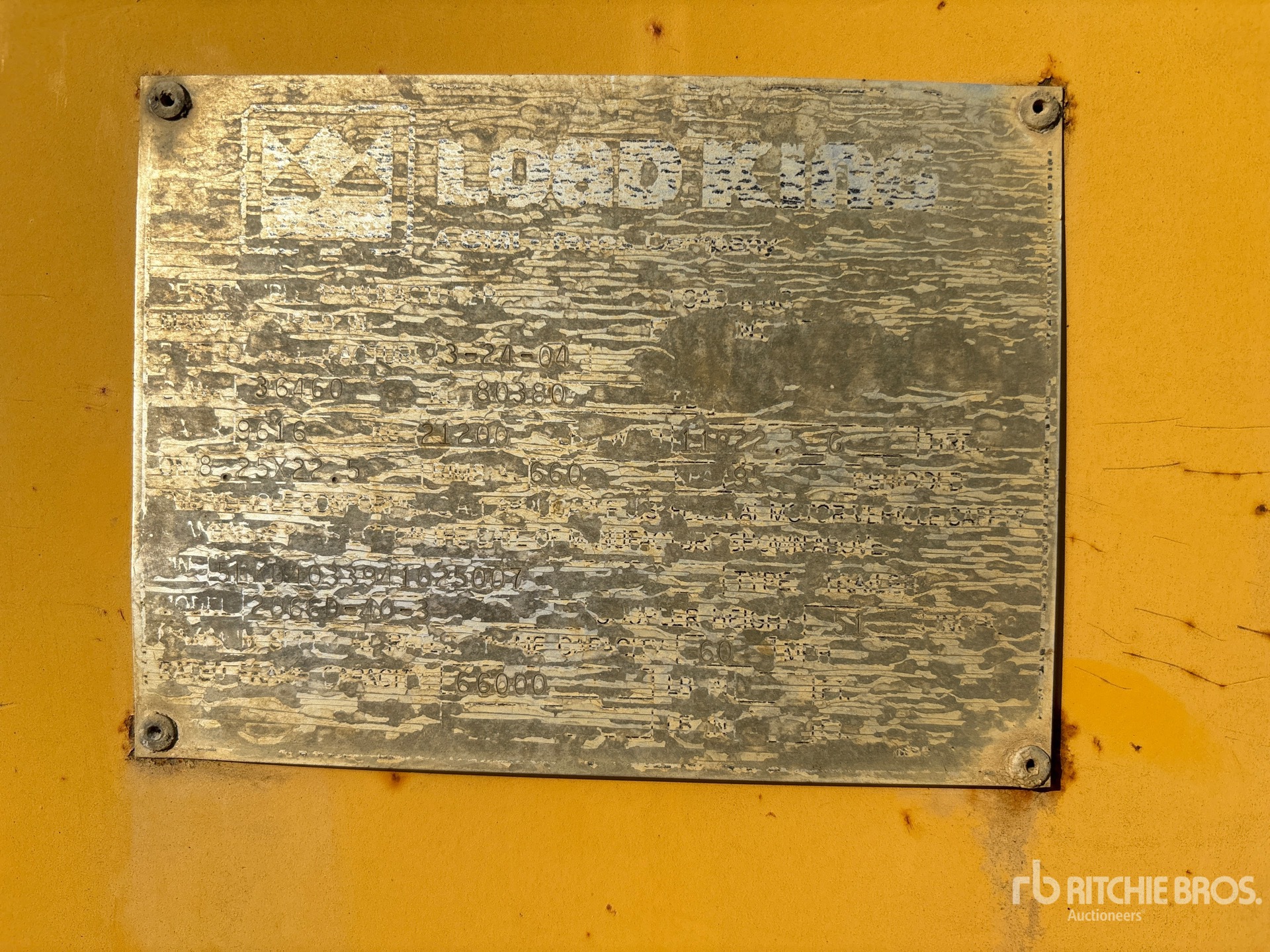 2004 Load King 15 ft Tri/A
