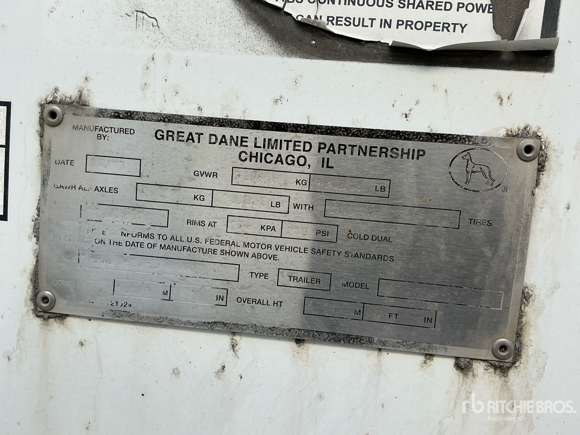 2014 Great Dane CCC-3314-01053