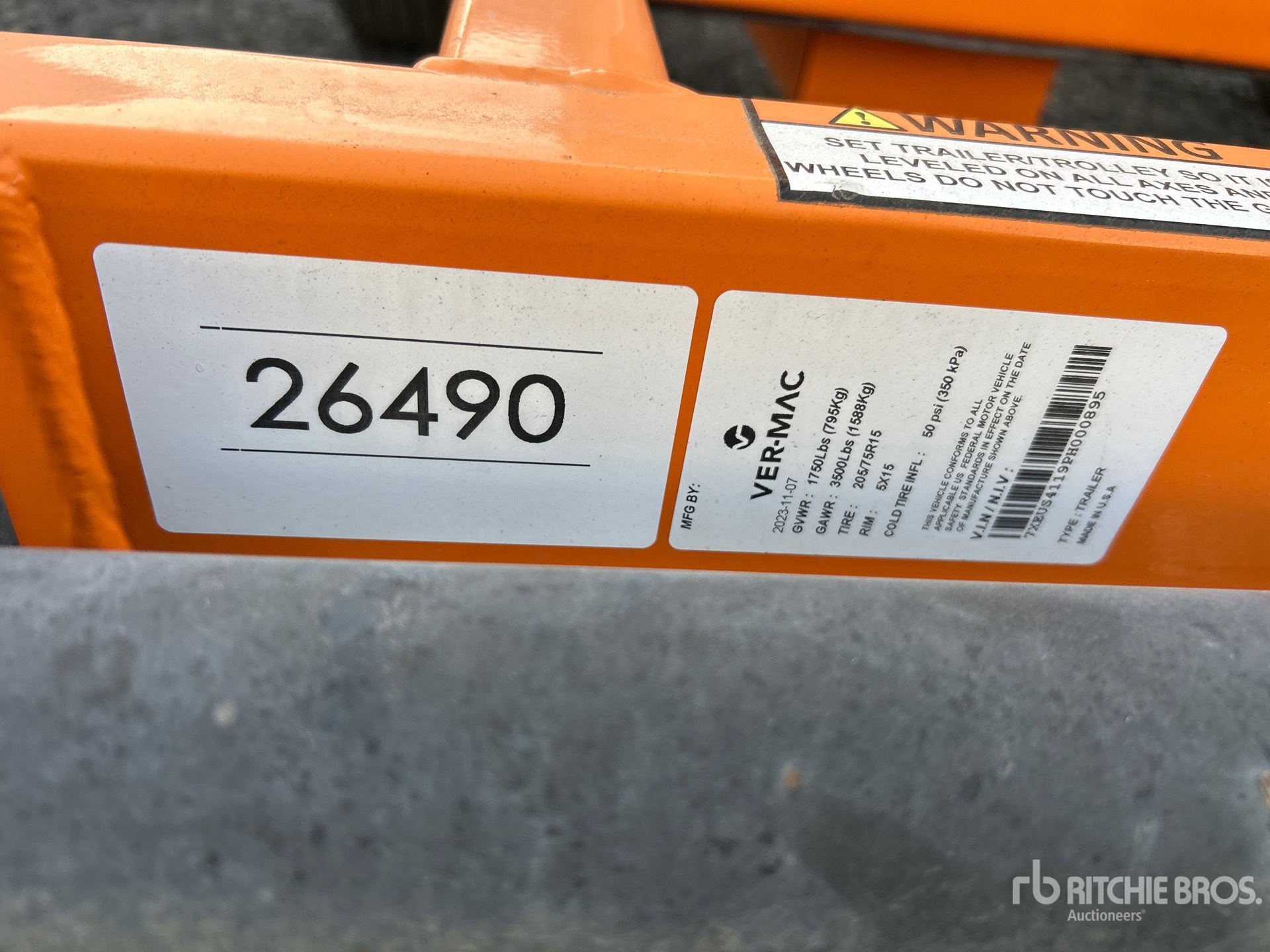2023 Vermac SOLAR (INOPERABLE)