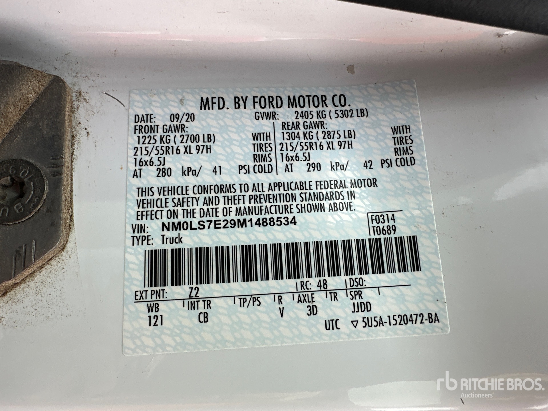 2021 Ford TRANSIT CONNECT