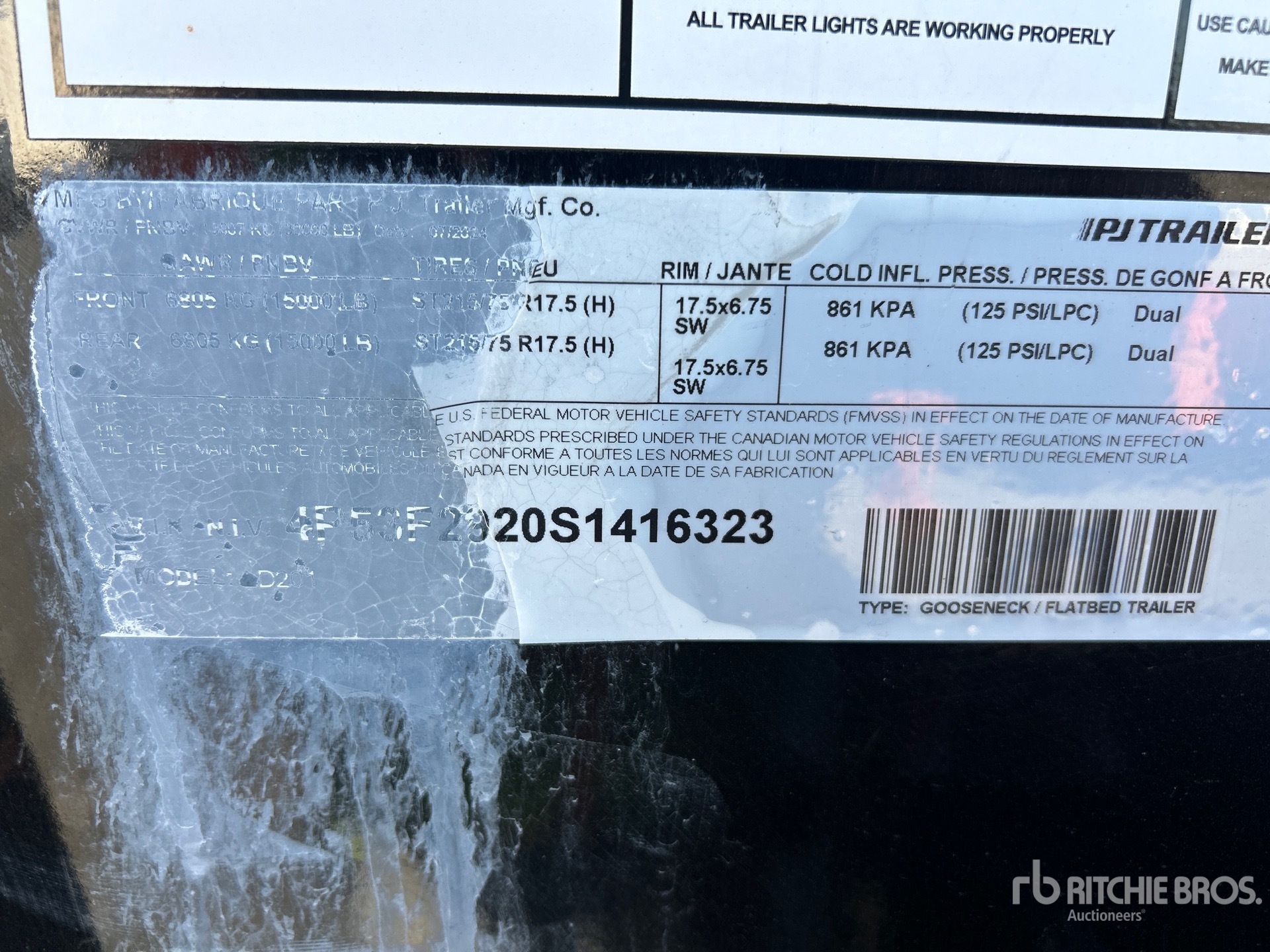2025 Pj Trailers LD 202