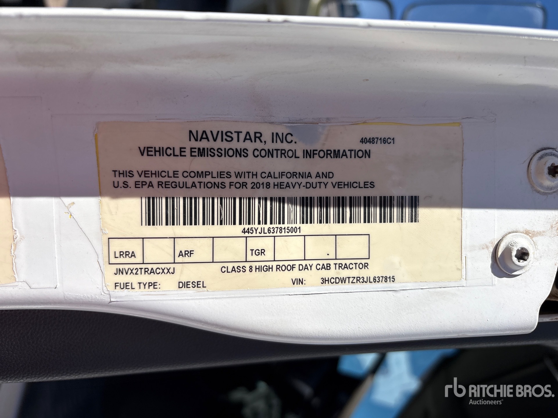 2018 International RH613