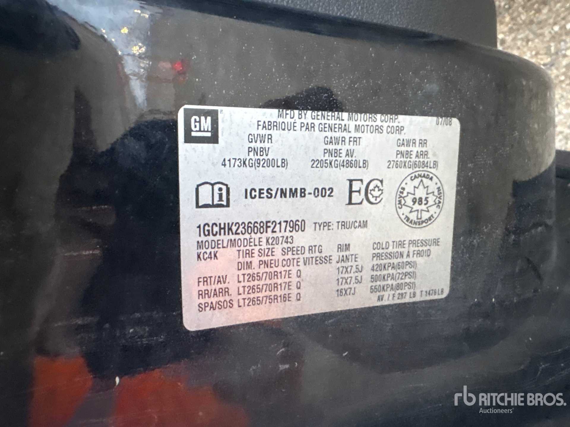 2008 Chevrolet SILVERADO 2500