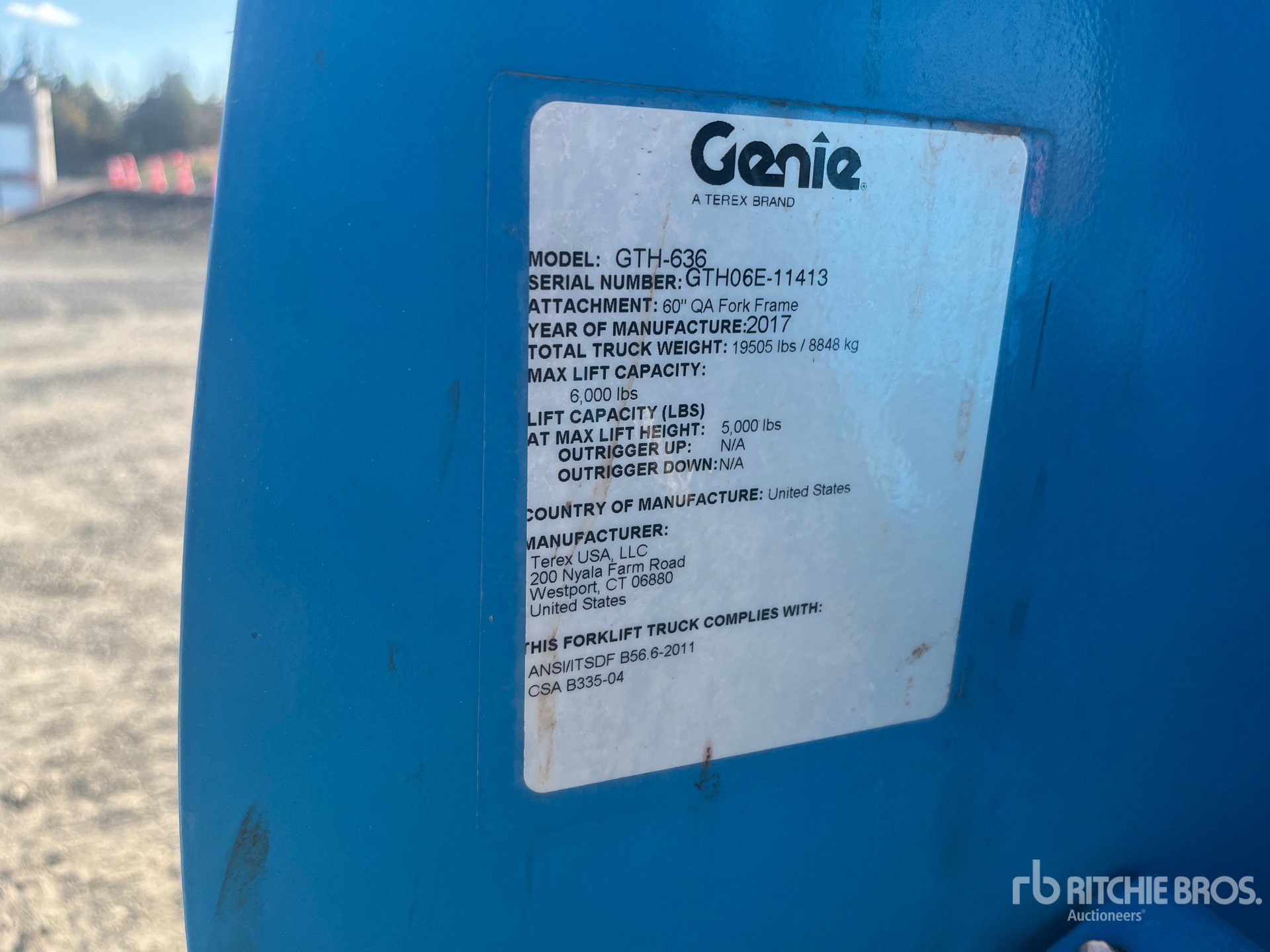 2017 Genie GTH-636