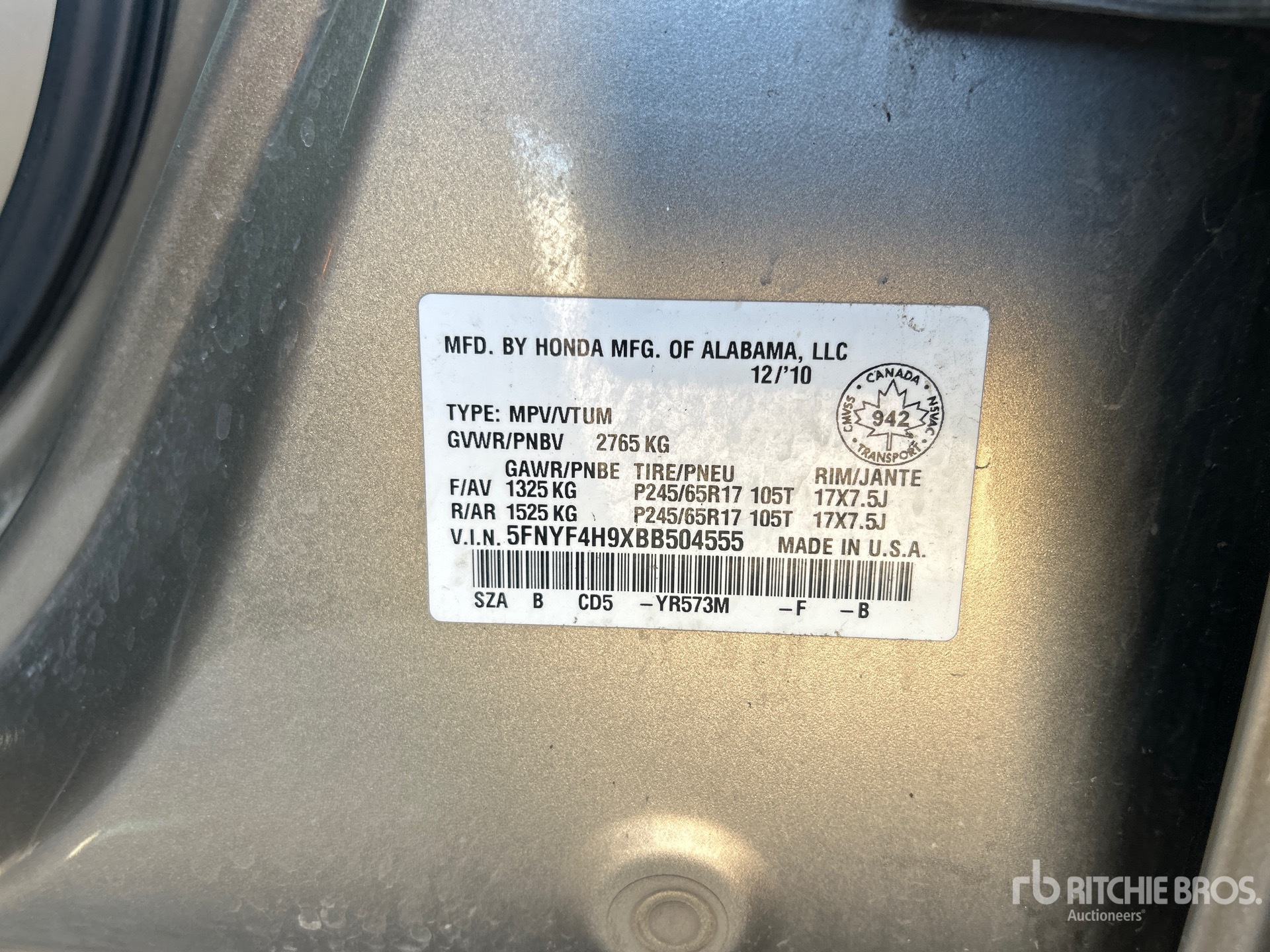2011 Honda PILOT