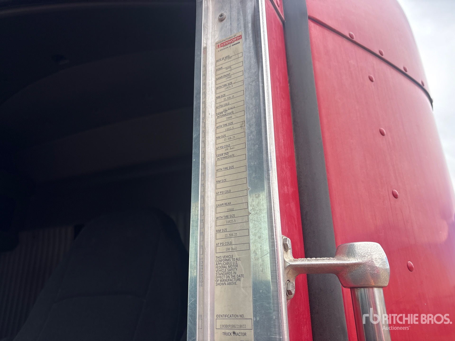 2008 Kenworth T800B