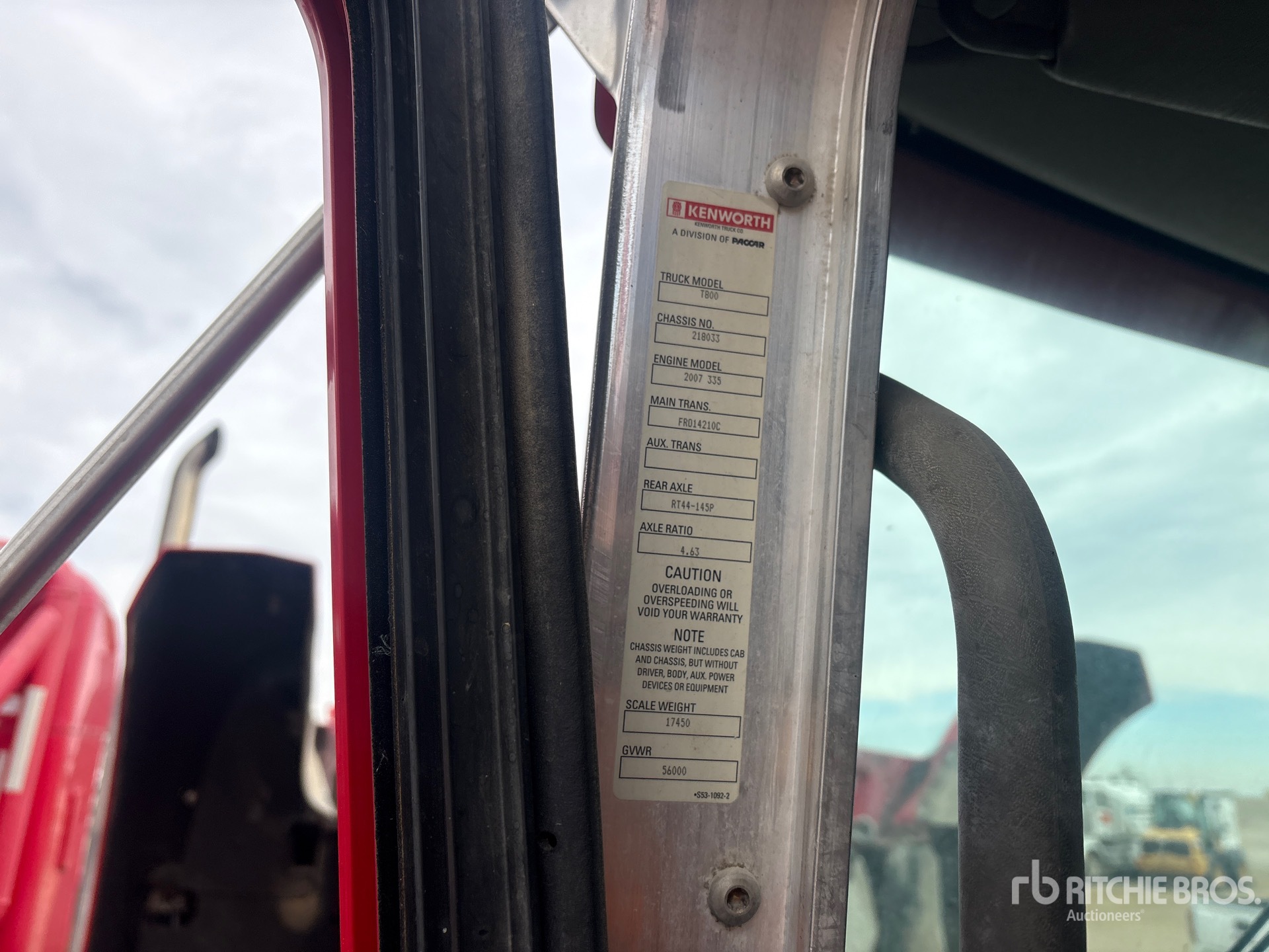 2008 Kenworth T800B