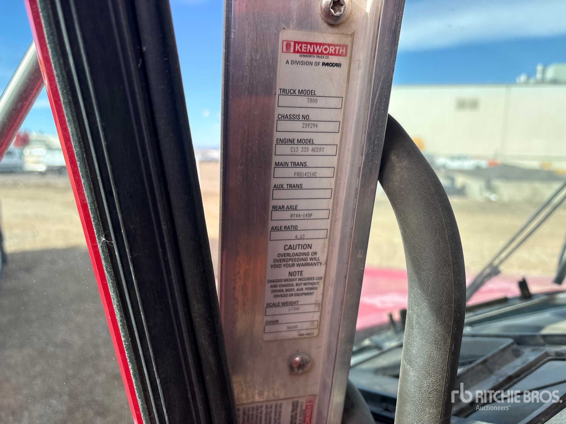2010 Kenworth T800B
