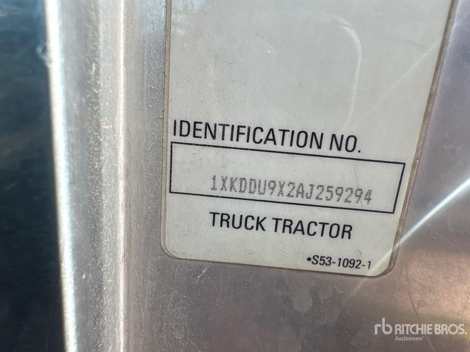 2010 Kenworth T800B