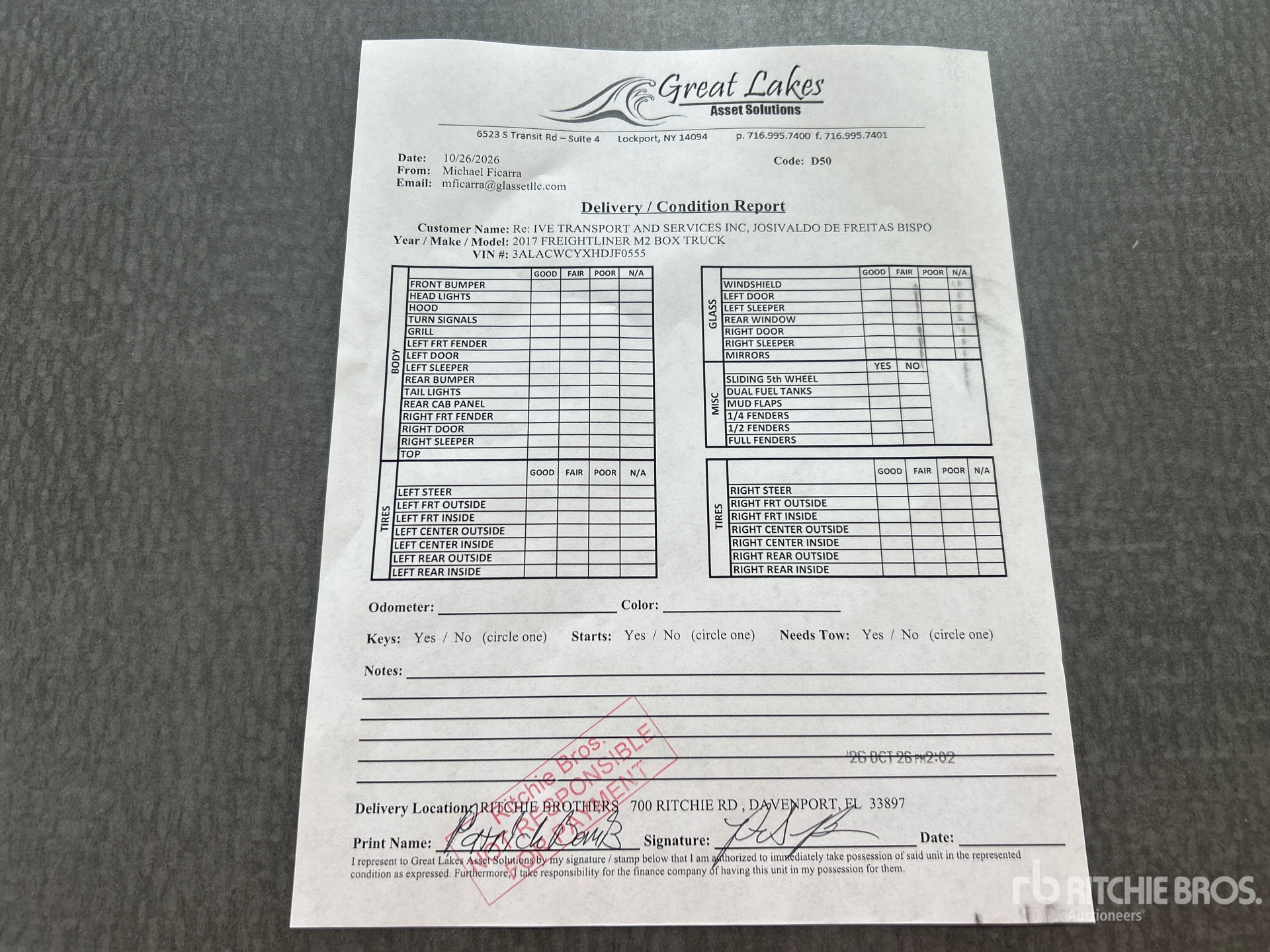 2017 Freightliner M2 106