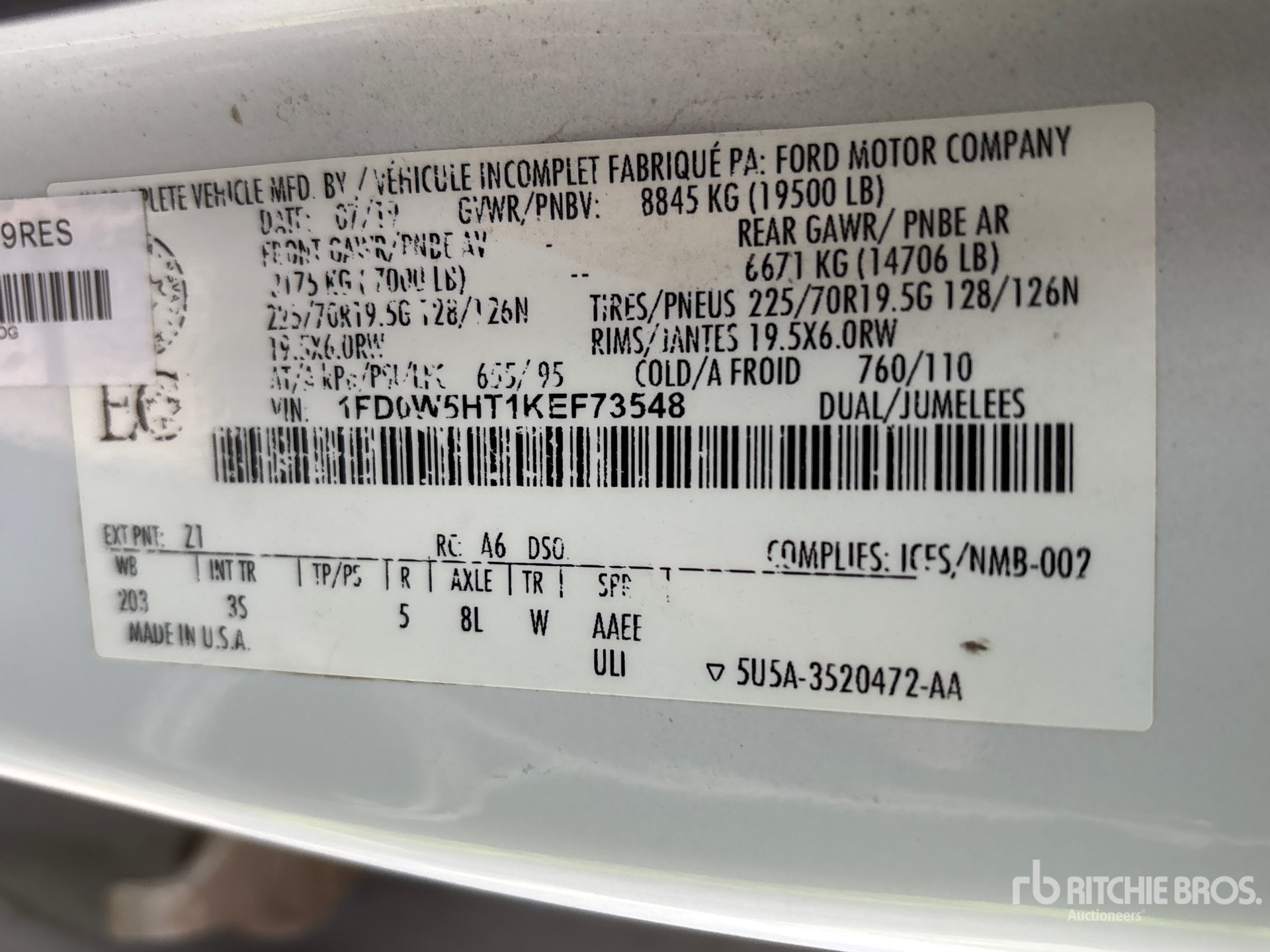 2019 Ford F-550